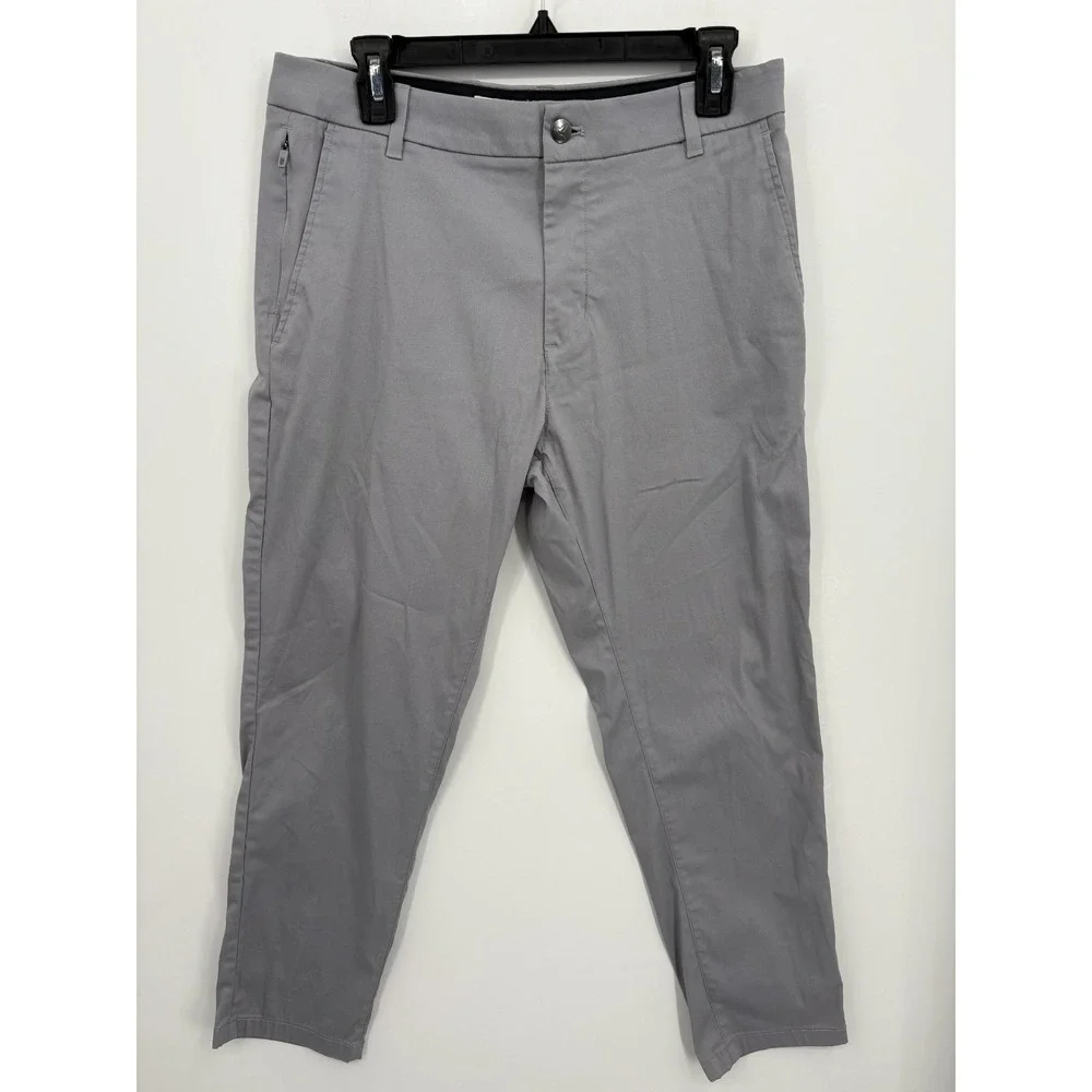 Bird Dogs Men's Boom For Your Boomstick Gray Performance Chino Pants, 32 x 28